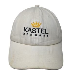 Kastel Denmark Baseball Cap Beige One Size Adjustable Embroidered Arakawa